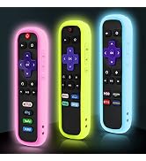 3 Pack Remote Cover for Roku, The Remote Case Compatible with Roku Voice Remote Official, Silicon...
