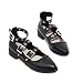 ZKFDP Lederschuhe mit niedrigem Blockabsatz für Damen, Schnallenriemen-Pumps im Punk-Stil, Damen-Pumps mit spitzer Zehenpartie, Arbeitskomfort-Pumps im Retro-Stil, britische Casual-Loafer,Schwarz,36