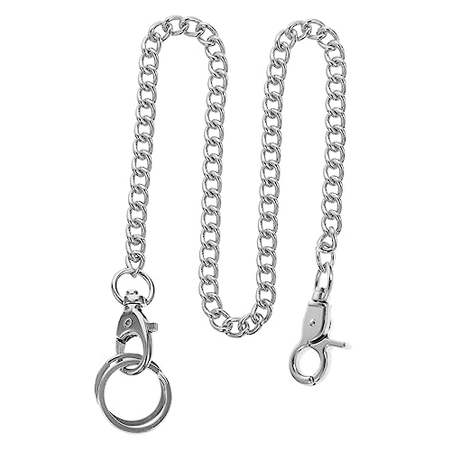 BESPORTBLE Fashion Pocket Watch Chain Fob Electroplated Metal Chain for Decorative Use