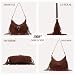 Imagen de EVEOUT Bolso Bandolera con Flecos para Mujer de Ante Sintético