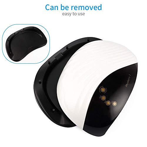 Liarty 180W Portable Nail Dryers, To Quick Dry For Gel Nail Polish, Air & Led Light Nail Lamp With Fan, Safe For Hands Skin, Best Gift For Ladies, Girls(White) #TOP5