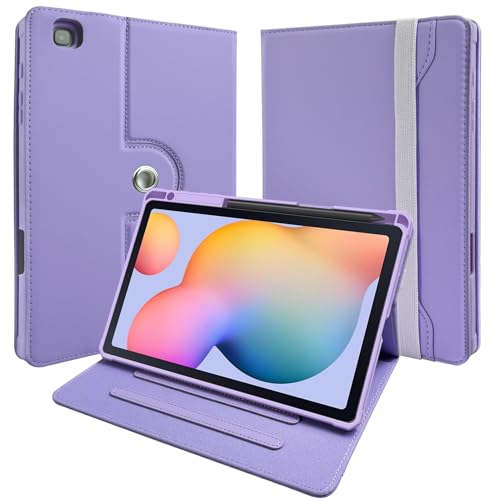 Samsung Galaxy Tab S6 Lite Case, 10.4 Tablet 2024 2022 2020 - Purple