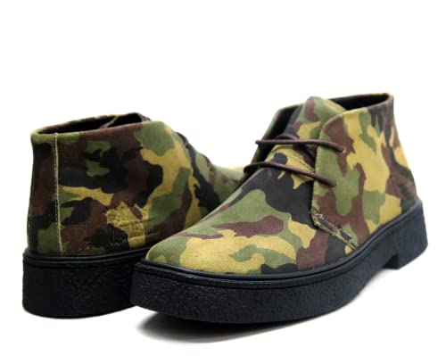 The Original British Walkers Men's Playboy High top Chukka Boot - Camouflage