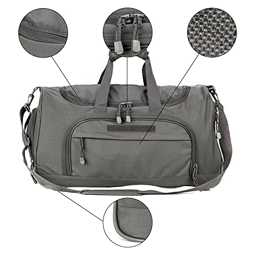 WolfWarriorX Gym Bag for Men Tactical Duffle Bag Military Travel Work Out Bags