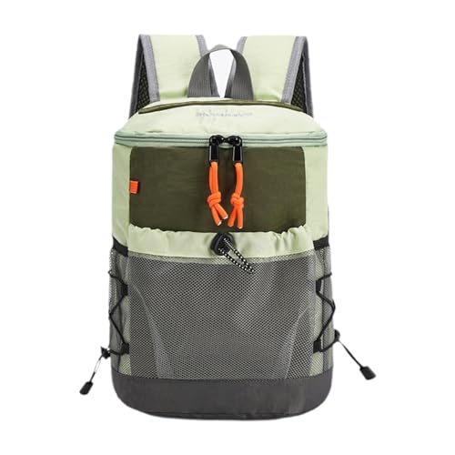 Folpus Mochila de senderismo elegante para desplazamientos diarios, montañismo y viajes de negocios, Verde