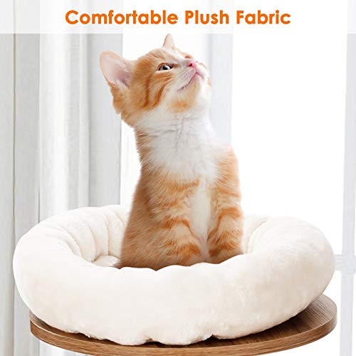 Tangkula Modern Wood Cat Tree, 46 Inches Cat Tower With Platform, Cat Activity Center With Scratching Posts And Washable Cushions, Wooden Cat Condo Furniture For Kittens And Cats (Natural) #TOP7