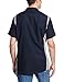 Dickies Occupational Workwear LS524DNSM 2XLT Polyester/Cotton Men's Short Sleeve Industrial Color Block Shirt, 2X-Large Tall, Dark Navy/Smoke
