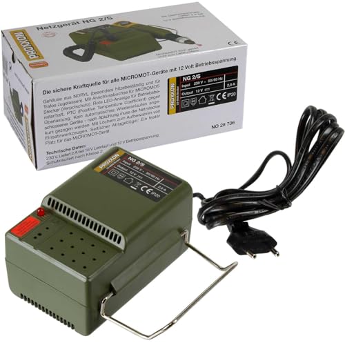 Proxxon Netzgerät Ng 2/S Netzteil passend für Micromot-Bohr-/fräsgerät-Stecker
