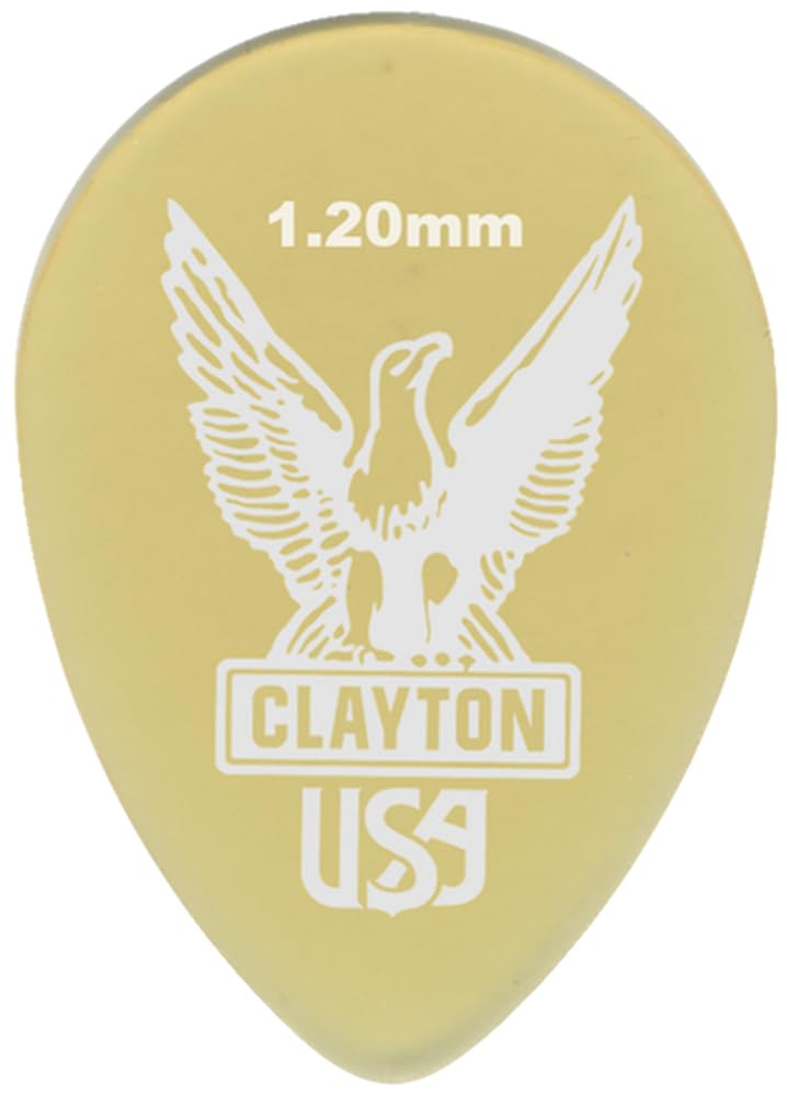 Steve Clayton Ultem - Púas de guitarra (paquete de 48)