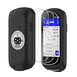 KZIOACSH Case for Garmin Edge 1040/Garmin Edge 1040 Solar, Ultra Slim Soft Silicone Shock-Absorption Case Protector Lightweight Bike GPS Protective cover with 3 Tempered Glass - Image 1