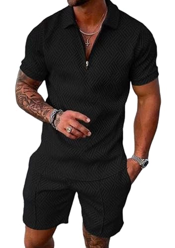 Ensemble d'entraînement t-shirt et maillot de bain pour hommes YMING