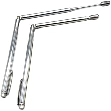 2PCS 99.9% Copper Detector Rod Divining Rods Dowsing Rods for Water/Treasure/Finding Tools Silver