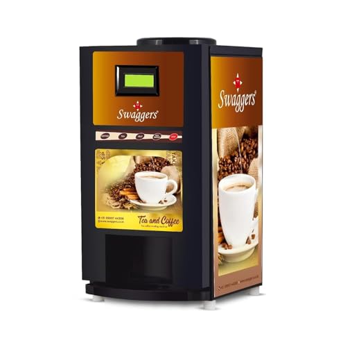 Image of swaggers 2 Options Tea Coffee Vending Machine Suitable For Office /Factory /Godawn /Home /Catering House.Ready to Serve, No Milk Required