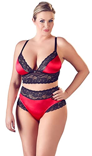 BH Set Femme en Satin et Dentelle Cottelli pour Vos Soirées Romantiques Chic