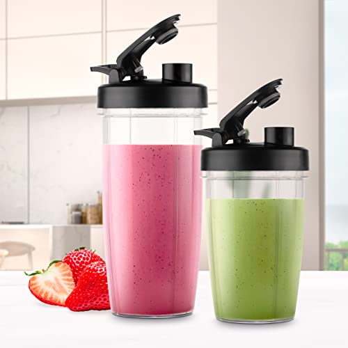 Ufesa BS2500 NutriBoom Smoothieblender, Single cup blender, Multifunctionele mini blender, 900W vermogen, voor Shakes & Smoothies, Incl. 6 Accessoires, Roestvrij stalen messen, BPA vrij,wit en grijs - Afbeelding 3