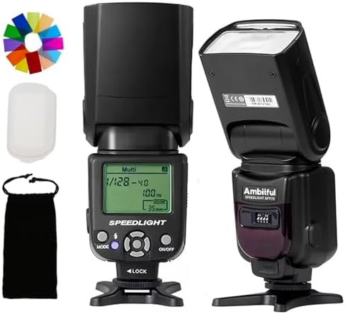 AMBITFUL AF970 Camera Flash Speedlite GN35 Manual S1/S2 2.4G Wireless image 4