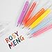 ROSYMENG 100 Colors Acrylic Gel Pens Set, Big-Capacity Ink Acrylic Paint Pen for Adults Coloring Books, Waterproof Paint Markers for Canvas, Rock, Wood, Drawing Doodling, Ceramic, Fabric, DIY Crafts