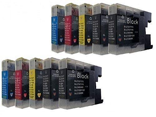 10 Cartuchos De Tinta Para Brother Con Gratis Color A Elegir