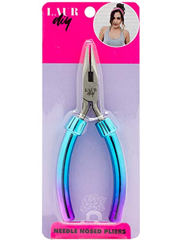 LaurDIY Rainbow Needle Nose Pliers TOOLS, Multicolor
