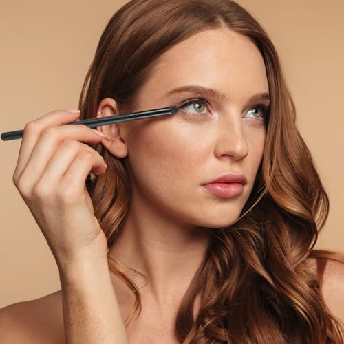 WLLHYF Eyeliner Smudge Brush Pencil Pointed Professional Applicator Blending Sponge Brush Stick for Eyeshadow Eyebrow Reusable Makeup Tool Pencil Brush Set - Image 4