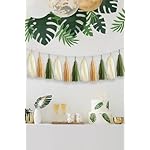 15-Pack Olive Green Tan Cream Tassel Garland Paper Banner Fringe Streamers DIY Kit Woodland Safari Gender Neutral Baby Shower Birthday Nursery Classroom Wall Table Hanging Party Decor - Image 2