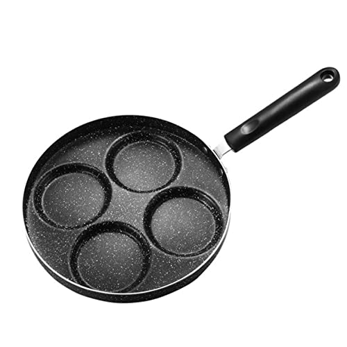 HOLIDYOYO 1 Pieza Sartén Antiadherente de Piedra Médica de Huecos Sartén para Tortillas y Pancakes Mango Cómodo Compatible con Cocina de Inducción y Gas