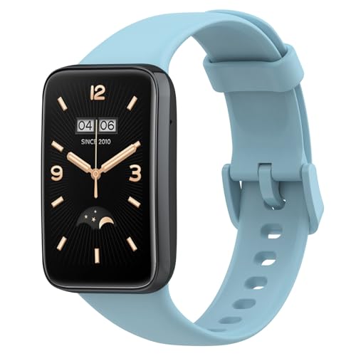 Panda Bobo For Xiaomi Smart Band 7 Pro Silicone Strap Wristband Mi Band 7 Pro Sport Strap (Sky Blue)
