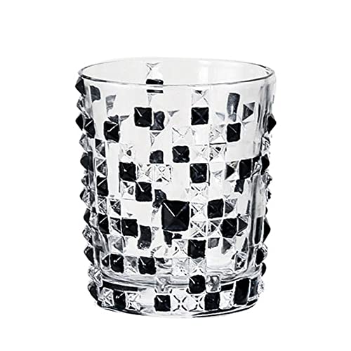 Copos De Uísque, Copos Pretos Exclusivos, Copo Antiquado De Cristal Torcido Criativo Para Bourbon-C-