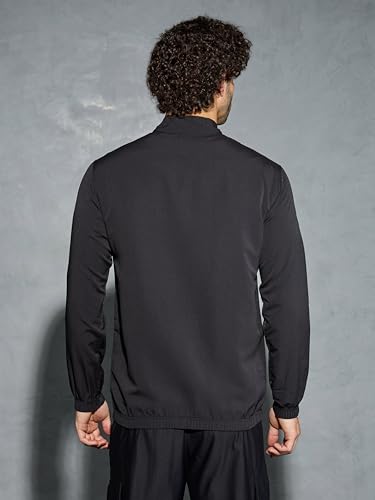 Image of TECHNOSPORT Men's Regular Fit Plus Size Solid Active Jacket With Techno Lite, UPF50+ Sun Protection