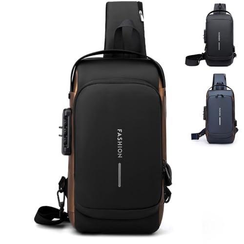 PEAGLOB Travel Sling Bag Waterproof Crossbody Bag