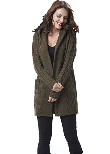 Image of SIMPLY COUTURE Women's Casual Pullover Cable-Knit Oversize Sweater