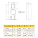 STCELLS S Type Pressure Sensor, Portable S Type Beam Load Cell Weighting Sensor for Hopper Weight High Pressure Tension Weighing(M8,10kg)
