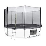 trampolin randabdeckung 430 hudora Garantía : 2 años Alice\'s Garden - Cama elástica, Trampolín de 430 cm, aguanta hasta 150 kg (Estructura Reforzada). Incluye: Escalera + Funda Protectora + Bolsillo para Zapatos + Kit de Anclaje - Venus XXL