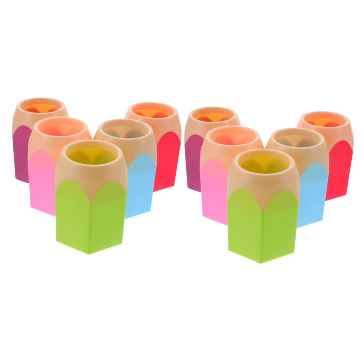 Pot à crayon multifonctionnel ORFOFE pour trier fournitures et maquillage 10pcs