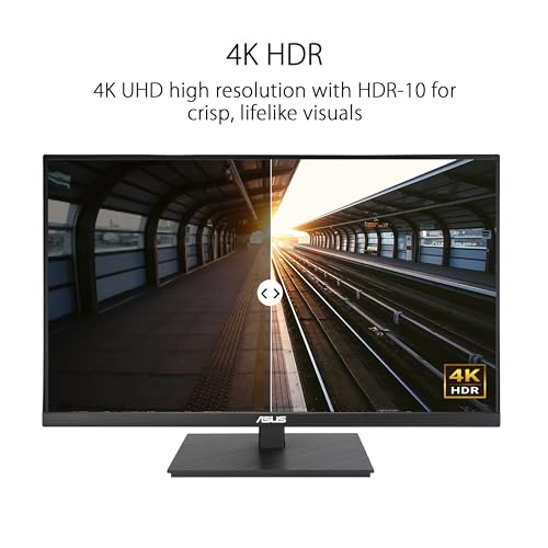 Image of ASUS 27 inch 4K Business Monitor (VA27UQSB) - UHD (3840 x 2160), IPS, Frameless, HDR10, DisplayPort, Dual HDMI, Speakers, Eye Care, Ergonomic, pivot, swivel, height adjustable, DisplayWidget, 3yr warranty