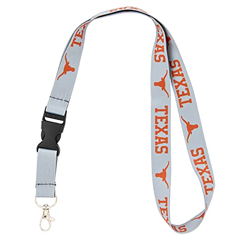 Desert Cactus University of Texas Lanyard with Snap Buckle (Gray)