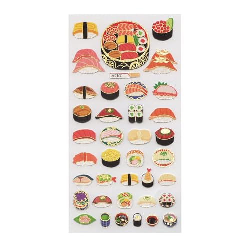 Autocollant Nihon Shiro Sushi pour décorer vos carnets de notes