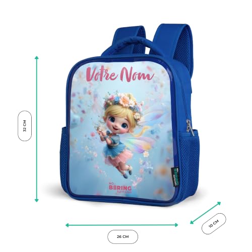 NoBoringSuitcases© Sac À Dos Enfant Sac Cours Lycee Filles Rose Sac À Dos – vue 5