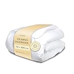 Wendre Piumone Invernale Letto Singolo 135x200 – 300 GSM con Struttura Interna Isolante – Caldo e Confortevole, Microfibra Anallergica, OEKO-TEX, Prodotto in Europa, Lavabile