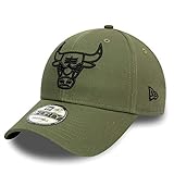 New Era NBA Essential Outli 9Forty Adjustable Cap Chicago Bulls Khaki, Size:ONE Size