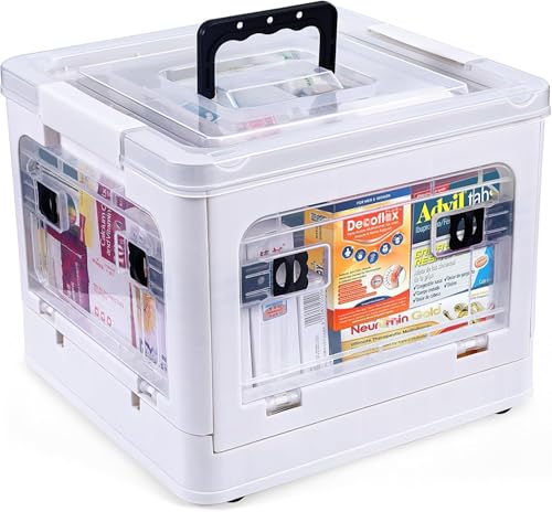 Gifhomfix 18QT Medicine Storage Box with Handles