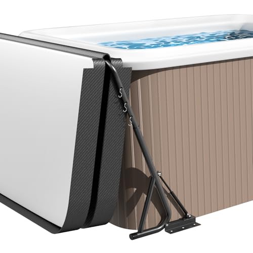 Utheer Hydraulic Hot Tub Cover Lift No-Drill Heavy Duty Floor Stand