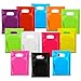 Geyoga 500 Pcs Plastic Goodie Bags 6 x 8 Inch Party Favor Bags Sturdy Gift Bags with Handles for Kids Birthday Party Goody Christmas Easter Valentine Wedding Small Business Merchandise Bag, 10 Color