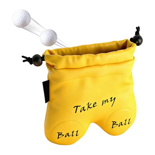 Organizador de pelotas de golf impermeable y bolsa con cordón para golfistas