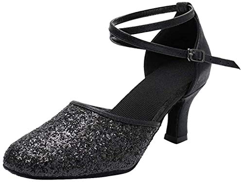 SWDZM Zapatillas de Baile Para Mujer/Zapatillas de Baile Latino Estándar Salón de Baile Modelo 38EU