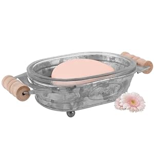 Autumn Alley Verzinkte Seifenschale mit Holzgriffen