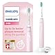 Elektrische Schallzahnbürste Philips Sonicare 3100 Series, mit integriertem Drucksensor, SmarTimer und QuadPacer, HX3671/11, Rosa