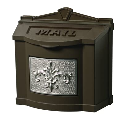Gaines - Wallmount - Bronze With Satin Nickel Fleur De Lis #TOP14