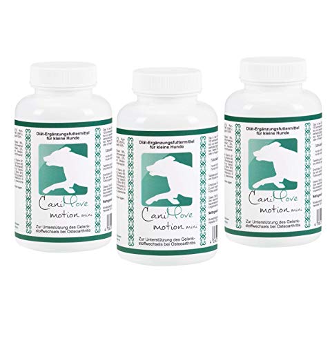 3 Dosen CaniMove Motion mini: Das Sparpaket mit 300 Tabletten. Mit Glucosamin, MSM, Hyaluronsäure und mehr