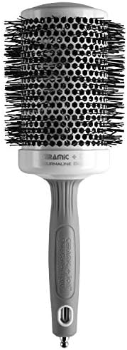 Olivia Garden Ceramic + Ion Round Thermal Hair Brush - Not Electrical - Professional Blowout Brush for Normal to Thick Hair